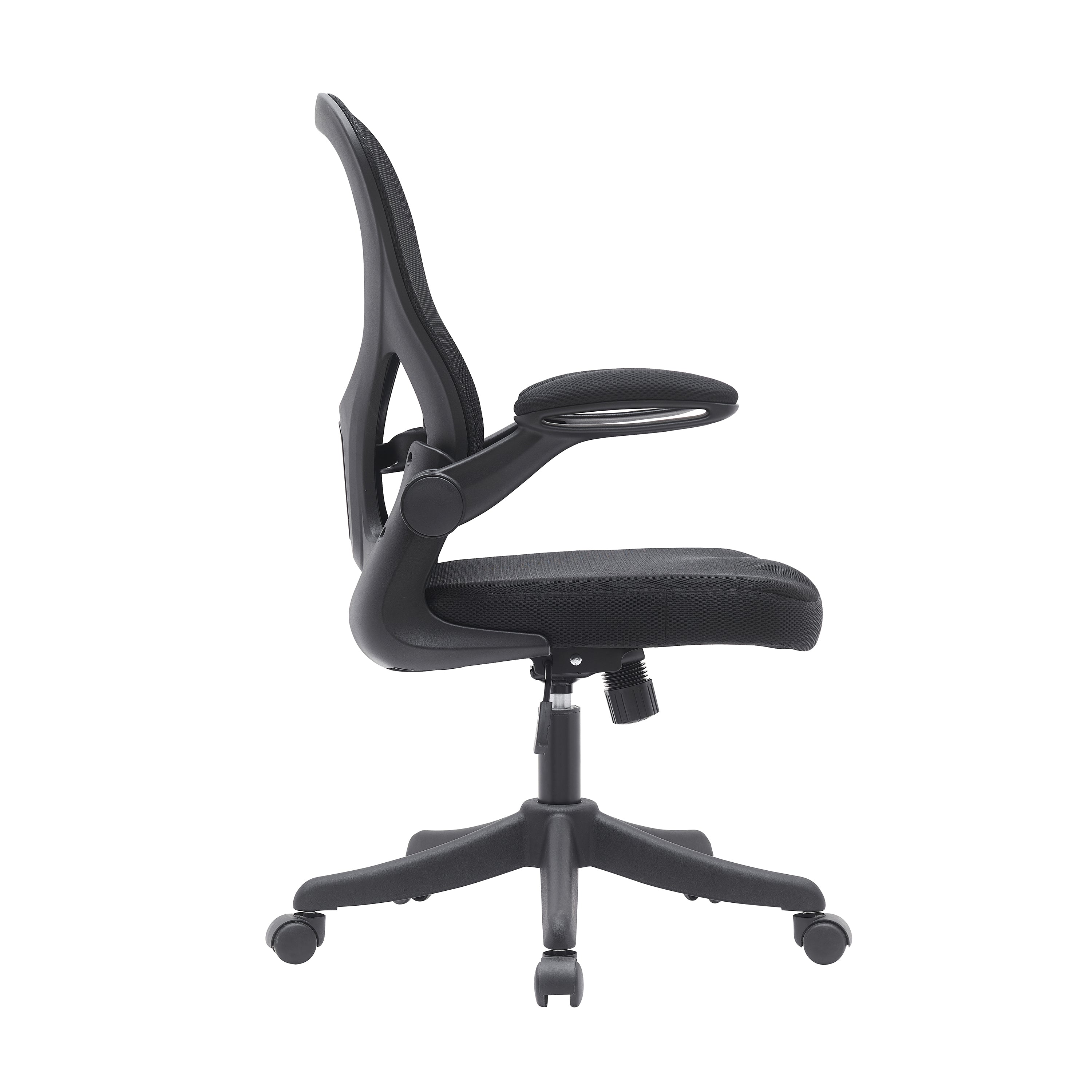 Daily Office Task Chair with Lumbar Support, Black