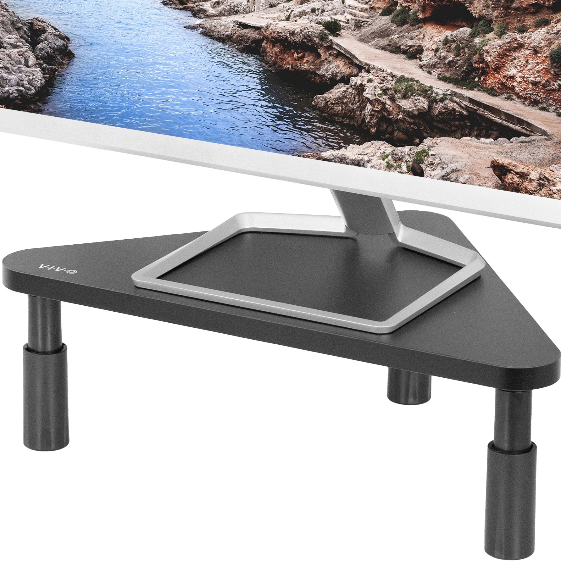 Adjustable Corner Monitor Riser – Office Tailor