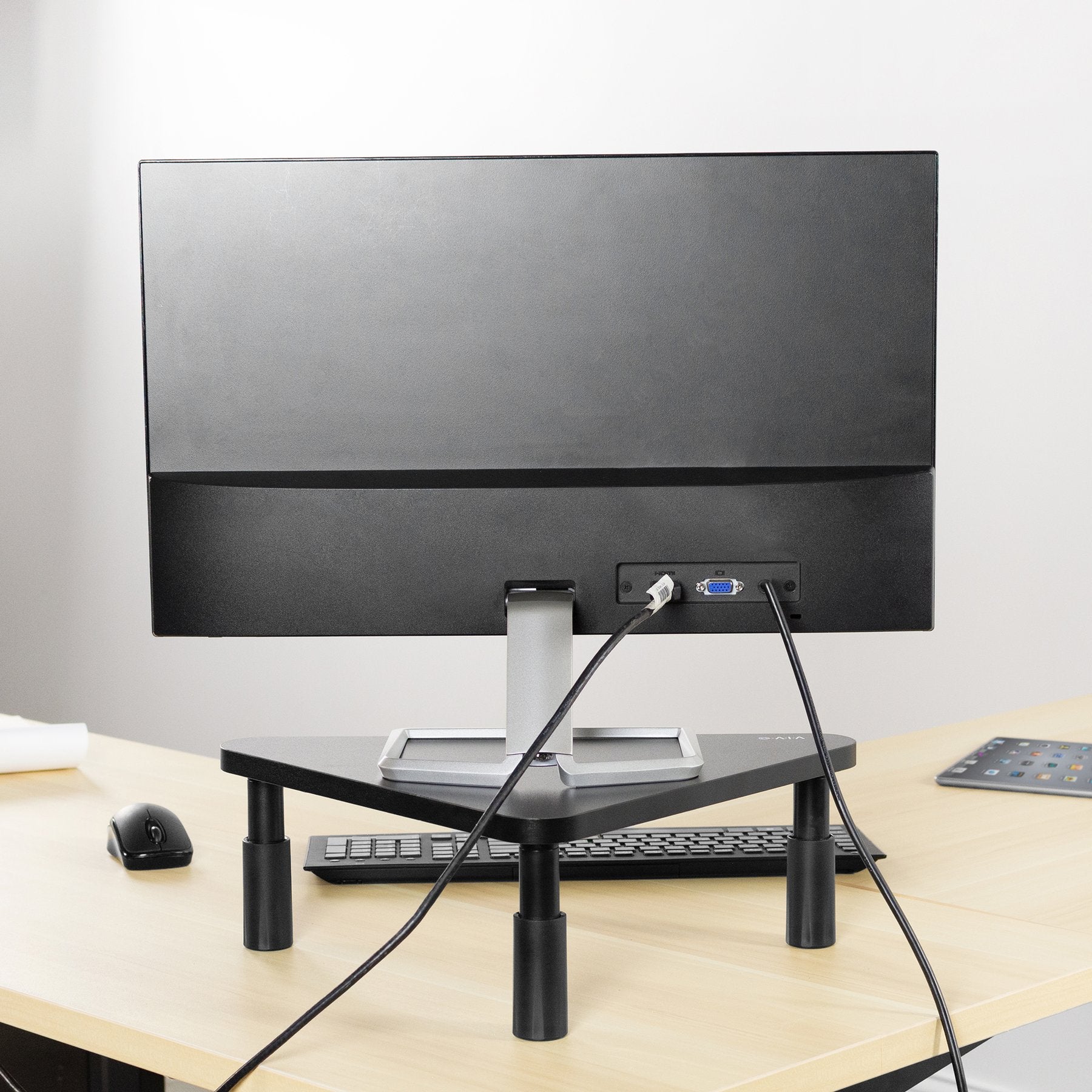 Adjustable Corner Monitor Riser – Office Tailor